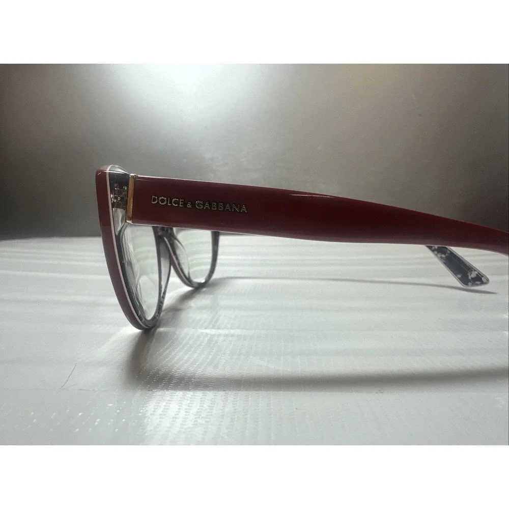 NEW Dolce & Gabbana DG3246 3020  Womens Red/Mambo Print Eyeglasses Frames 51/18